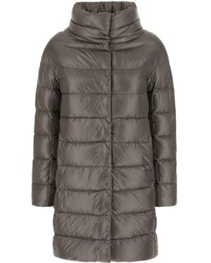 Herno Dora Long Down Jacket - Grey