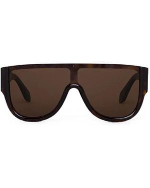 Alaïa Shield-Sonnenbrille - Grau