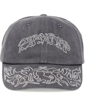 RIPNDIP Pretty Flacko Rhinestone-Embellished Cap - Grey