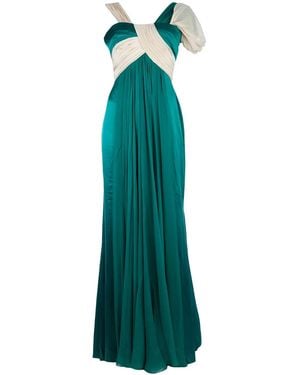 Zuhair Murad Silk Evening Dress - Green