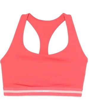 Calvin Klein Racerback Striped Performance Top - Pink
