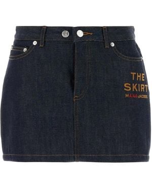 A.P.C. X Marc Jacobs The Mini Skirt - Blue