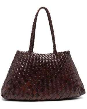 Dragon Diffusion Grote Santa Croce Shopper - Bruin