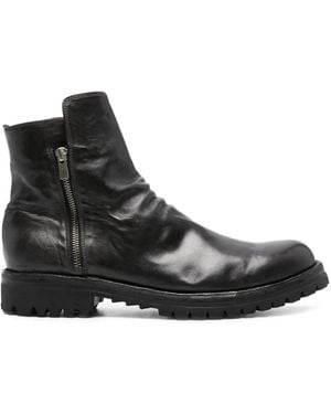 Officine Creative Ikonic 004 35Mm Leather Boots - Black