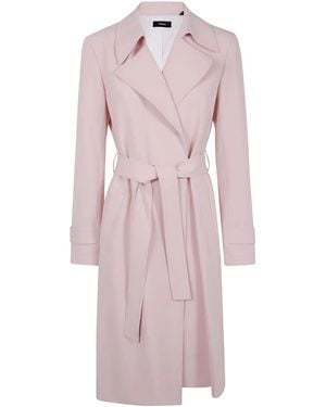 Theory Oaklane トレンチコート - ピンク