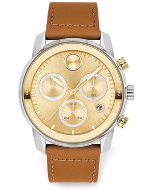 Movado Bold Verso 44Mm Watch - Natural