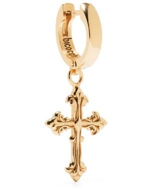 Emanuele Bicocchi Avelli Cross-Pendant Earring - White