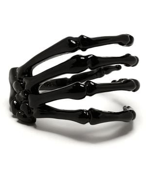 Raf Simons Skeleton Hand Cuff Bracelet - Black