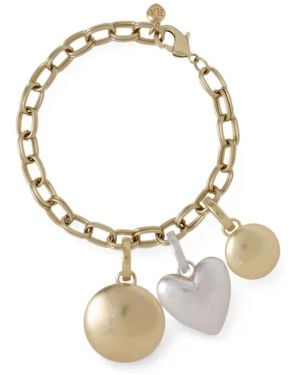 Roxanne Assoulin Token Multi-Charm Pendant Bracelet - Metallic
