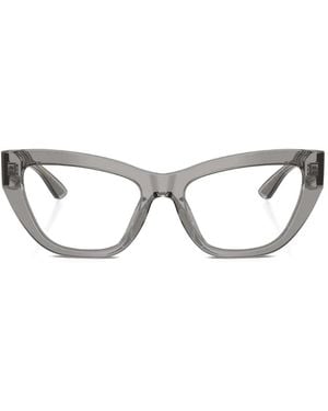 Dolce & Gabbana Lunettes De Vue À Monture Papillon - Gris