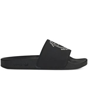adidas Adilette "André Saraiva The World Needs Love" Slides - Black
