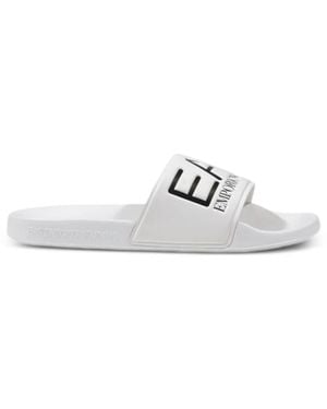 EA7 Pvc Slippers - White