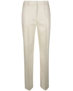 ERMANNO FIRENZE Straight Pants - White