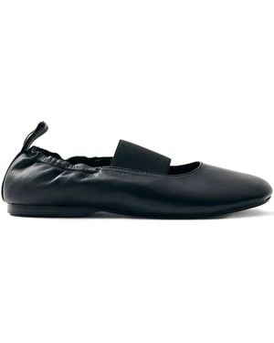 Alohas Sutton Gesmockte Ballerina's Met Elastische Band - Blauw