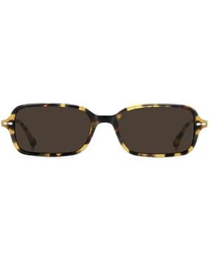 Isabel Marant Tortoiseshell-Effect Rectangle-Frame Sunglasses - Brown