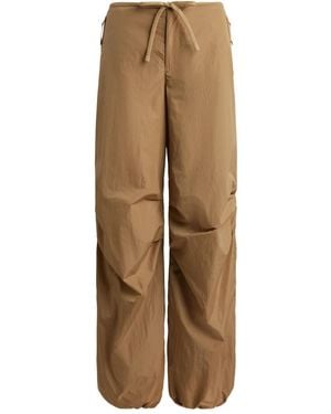 Polo Ralph Lauren Drawstring Palazzo Trousers - Natural
