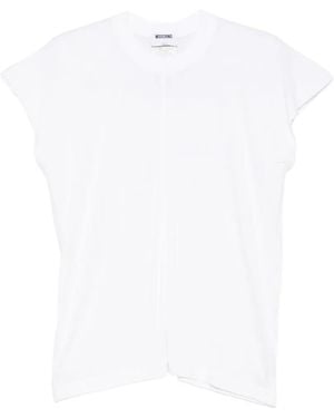 Moschino Logo-Tag T-Shirt - White
