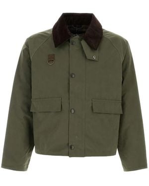 Barbour Press-Fastening Jacket - Green