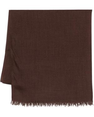 Brunello Cucinelli Fringed Scarf - Brown