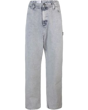 Carhartt Acid-Wash-Jeans Mit Taschen - Grau