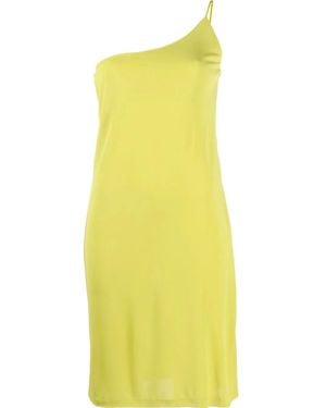 DSquared² Off-Shoulder Knee-Length Dress - Yellow