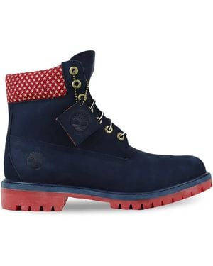 Timberland 6-Inch Star-Motif Boots - Blue