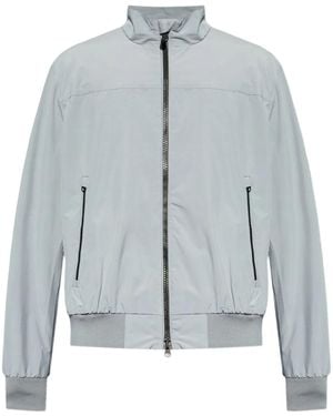 Save The Duck Finlay Logo-Appliqué Jacket - Blue