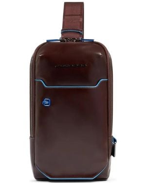 Piquadro Sac À Bandoulière Personnalisable - Purple