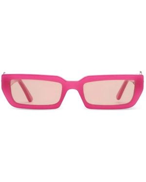 3.PARADIS Sonnenbrille Mit Eckigem Gestell - Pink
