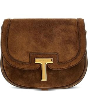 Tom Ford Wallis ショルダーバッグ - ブラウン