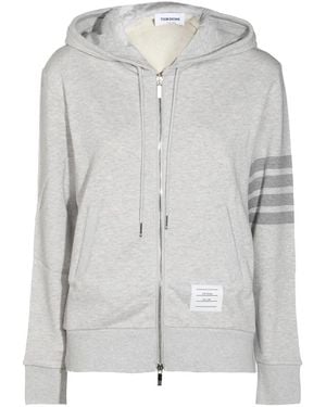 Thom Browne Sudadera Con Capucha - Blanco