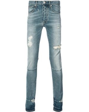 Unravel Project Distressed Skinny Jeans - Blue