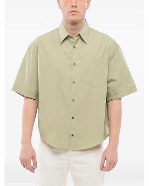 Ami Paris Spread-Collar Shirt - Green