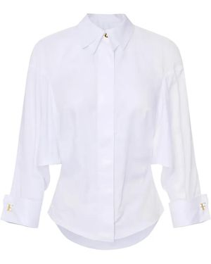 Elisabetta Franchi Cotton Shirt - White
