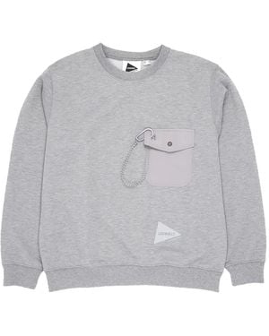 Gramicci Sweat À Poche Poitrine - Gris