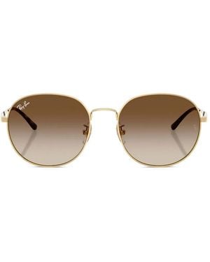 Ray-Ban Geometric-Frame Sunglasses - Metallic