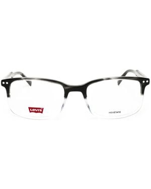 Levi's Rectangle-Frame Glasses - White