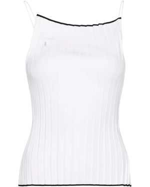 Jacquemus プリーツ トップ - ホワイト