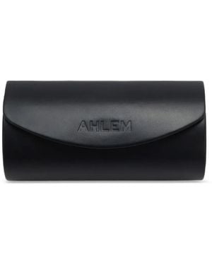 Ahlem Voyager Collection Étui Pour Lunettes 2-Unit Cylinder - Noir