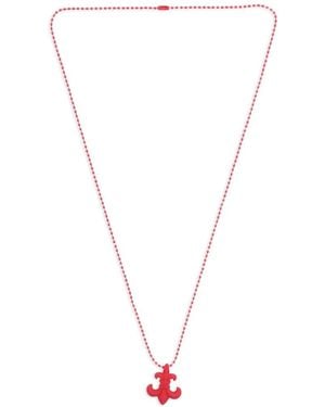 Chrome Hearts Bs Fleur Pendant Necklace - White