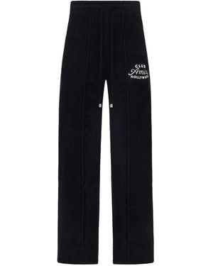 Amiri Club Logo Drawstring Track Pants - Blue