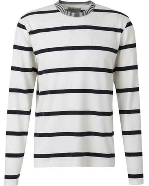 Officine Generale Maglia A Righe - Bianco