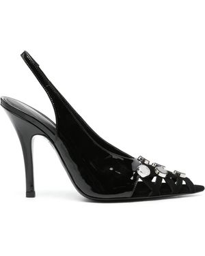The Attico 110Mm Fiona Court Shoes - Black