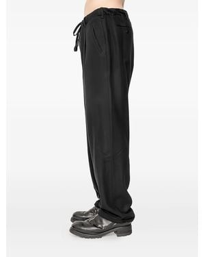 Andrea Ya'aqov Drawstring-Waist Trousers - Black