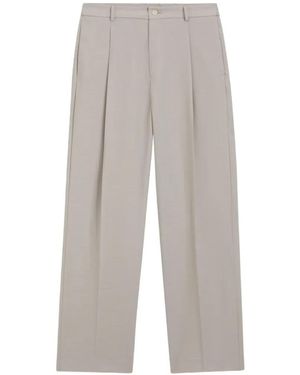BOSS Plissierte Hose - Weiß