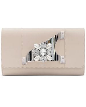 PERRIN Paris L'Eiffel Bijoux Glove Clutch Bag - Natural