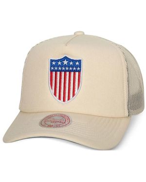 Mitchell & Ness Flag-Embroidery Baseball Cap - White