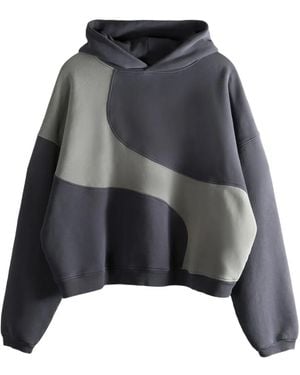 ERL Panelled hoodie - Schwarz