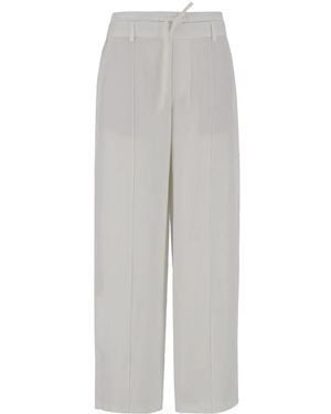 Vince Straight-Leg Trousers - Grey