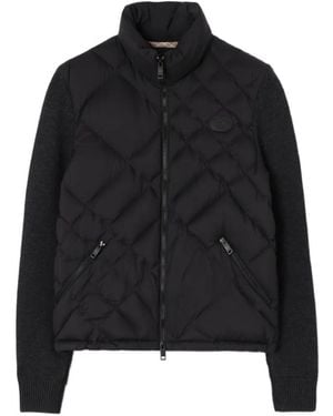 Burberry Nylon Dunsbury Puffer Jacket - Black